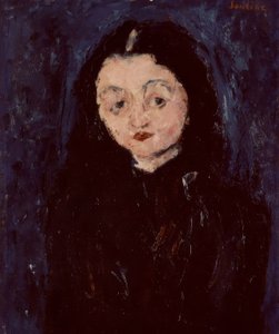 Weibliches Porträt – 20. Jahrhundert – Französischer Expressionismus von Chaim Soutine